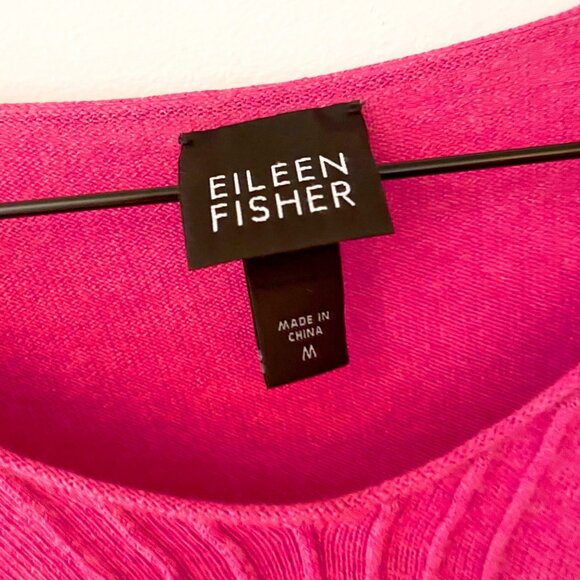 Eileen Fisher Silk Bliss Silk/Cashmere Top, Size Medium - Picture 3 of 5
